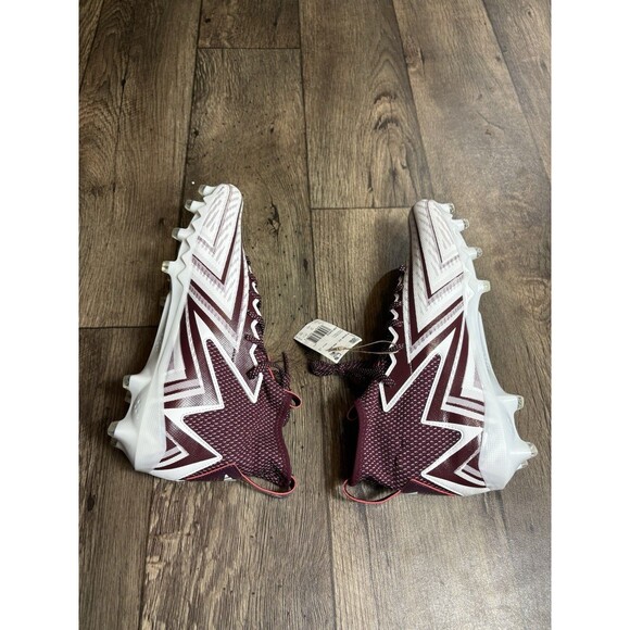 Adidas Freak 23 Inline Football Cleats HP2455 Maroon White Men’s Size 12.5 - Picture 4 of 8